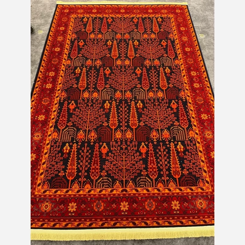 فرش 700 شانه قرمز طرح بلوچ 1111