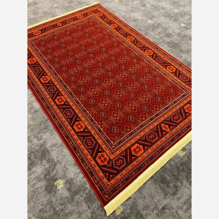 فرش 700 شانه قرمز طرح بلوچ 9080