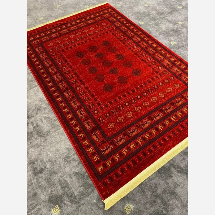 فرش 700 شانه قرمز طرح بلوچ 9020