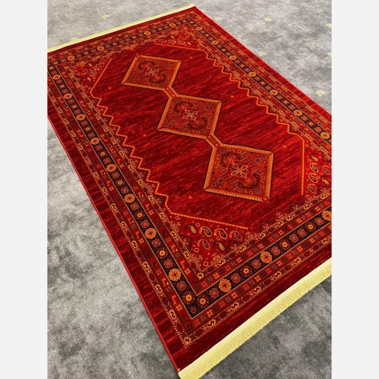 فرش 700 شانه قرمز طرح بلوچ 9030
