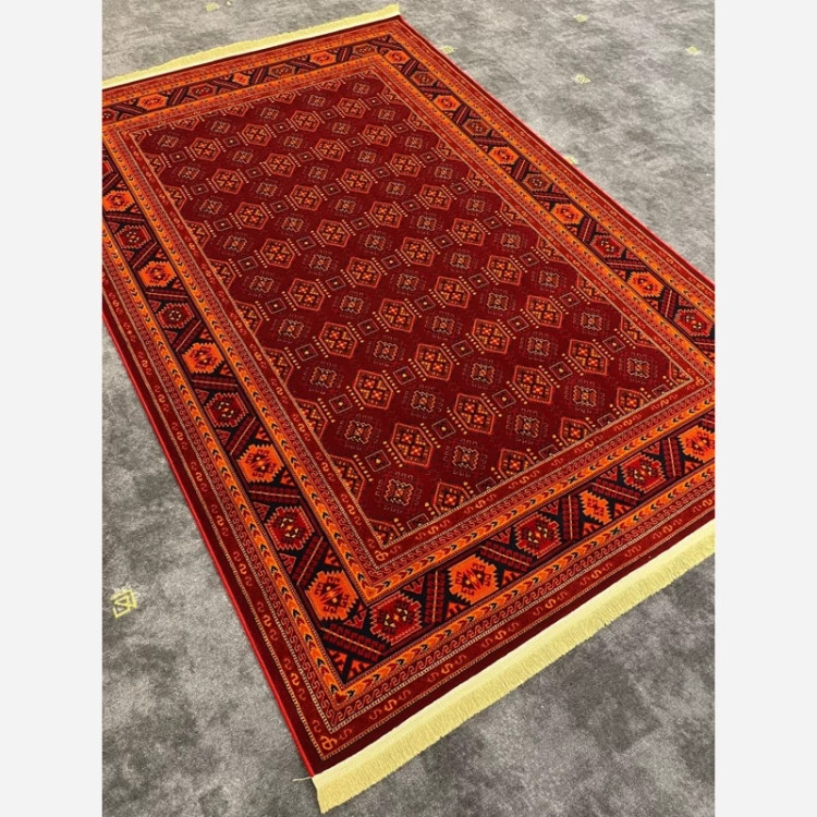 فرش 700 شانه قرمز طرح بلوچ 8090