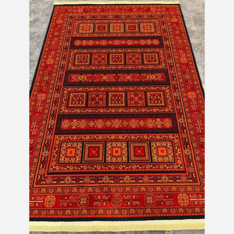 فرش 700 شانه قرمز طرح بلوچ 8060