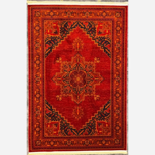فرش 700 شانه قرمز طرح بلوچ 8030