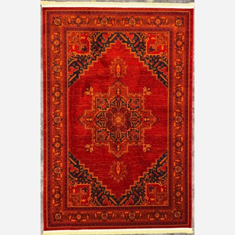 فرش 700 شانه قرمز طرح بلوچ 8030