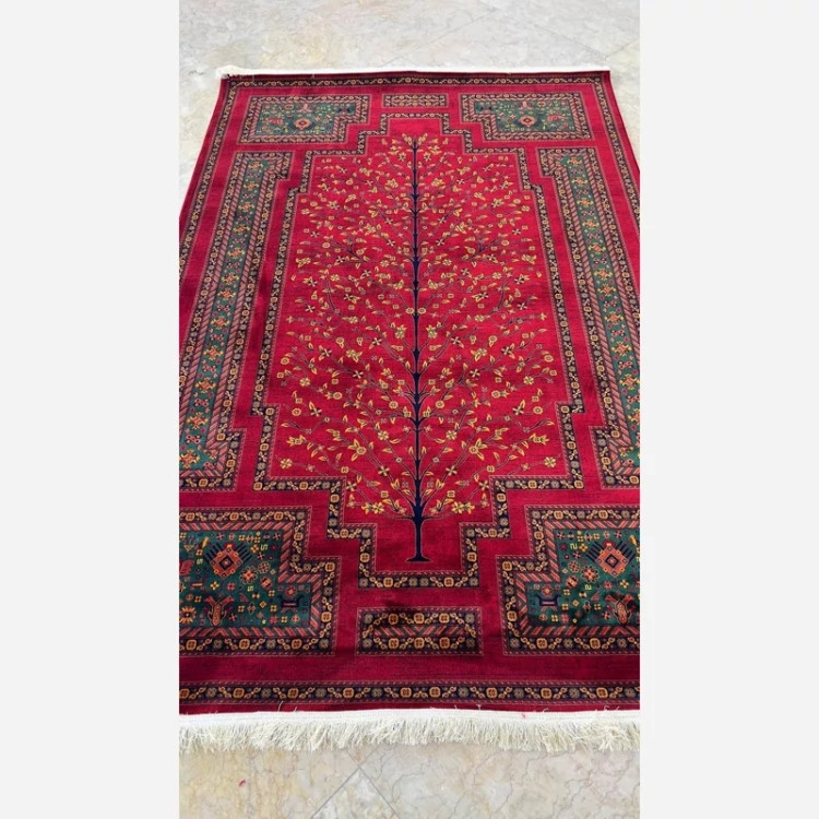 فرش 700 شانه قرمز طرح بلوچ 7090