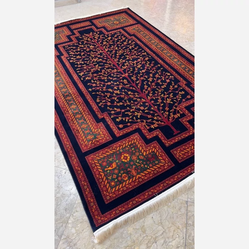 فرش 700 شانه قرمز طرح بلوچ 7060
