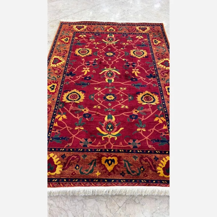 فرش 700 شانه قرمز طرح بلوچ 7080