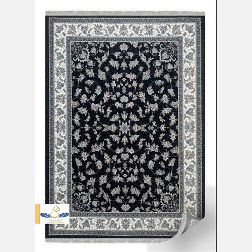 فرش 700 شانه افشان گیلدا سرمه ای اکرولیک