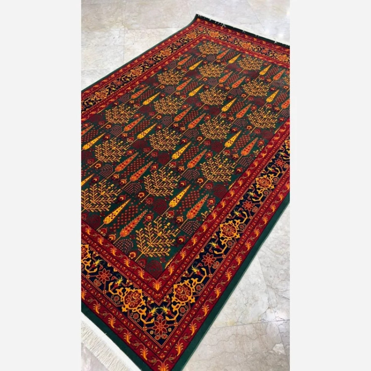 فرش 700 شانه قرمز اکرولیک طرح بلوچ 4030