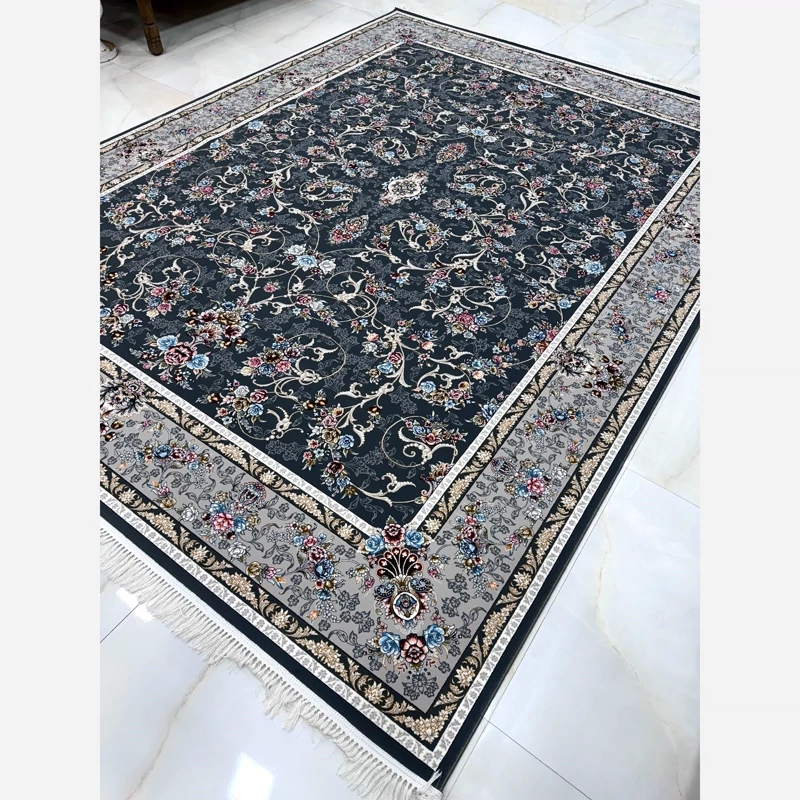 فرش 700 شانه افشان طرح شاهان دودی