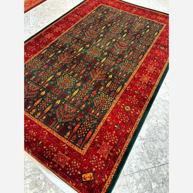 فرش 700 شانه قرمز اکرولیک طرح بلوچ 1060