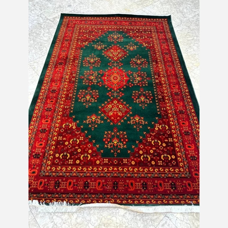 فرش 700 شانه قرمز اکرولیک طرح بلوچ 1050