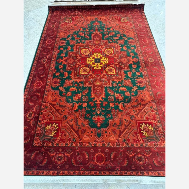 فرش 700 شانه قرمز اکرولیک طرح بلوچ 1040