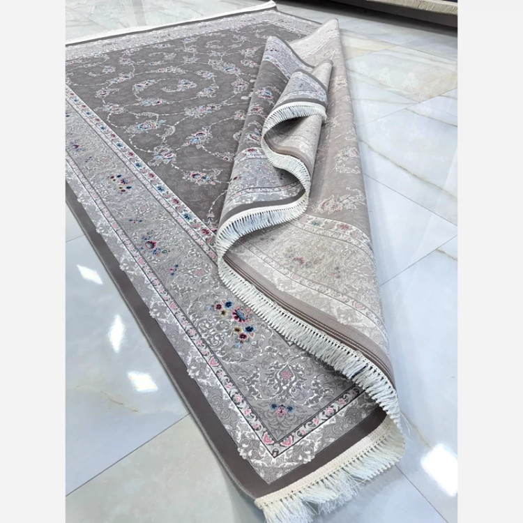 فرش 1200 شانه افشان ارغوان دودی اکرولیک (پس کرایه)