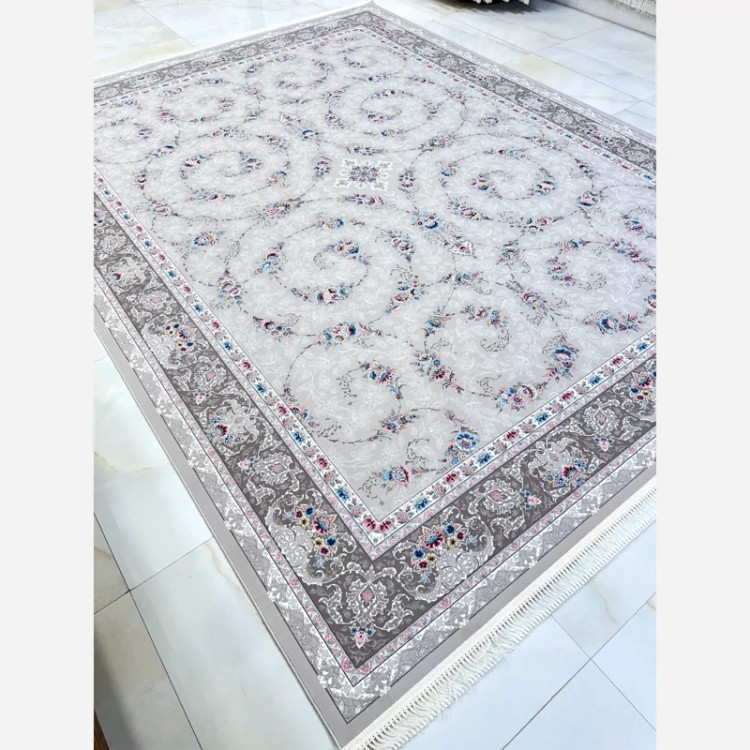 فرش 1200 شانه افشان ارغوان نقره ای اکرولیک (پس کرایه)
