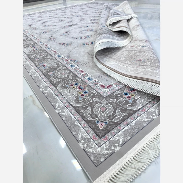 فرش 1200 شانه افشان ارغوان نقره ای اکرولیک (پس کرایه)