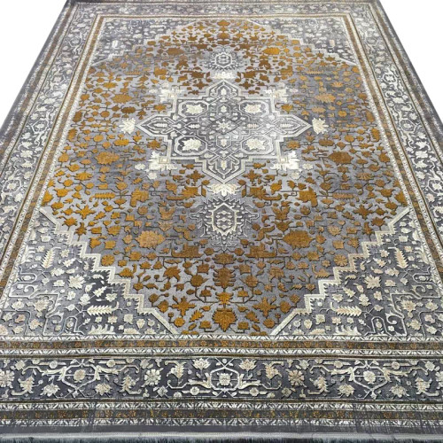فرش 1200 شانه نقشه ترنج دار هریس اکرولیک (پس کرایه)