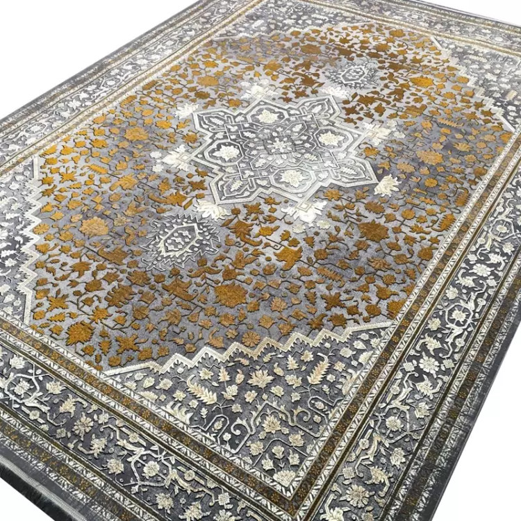 فرش 1200 شانه نقشه ترنج دار هریس اکرولیک (پس کرایه)