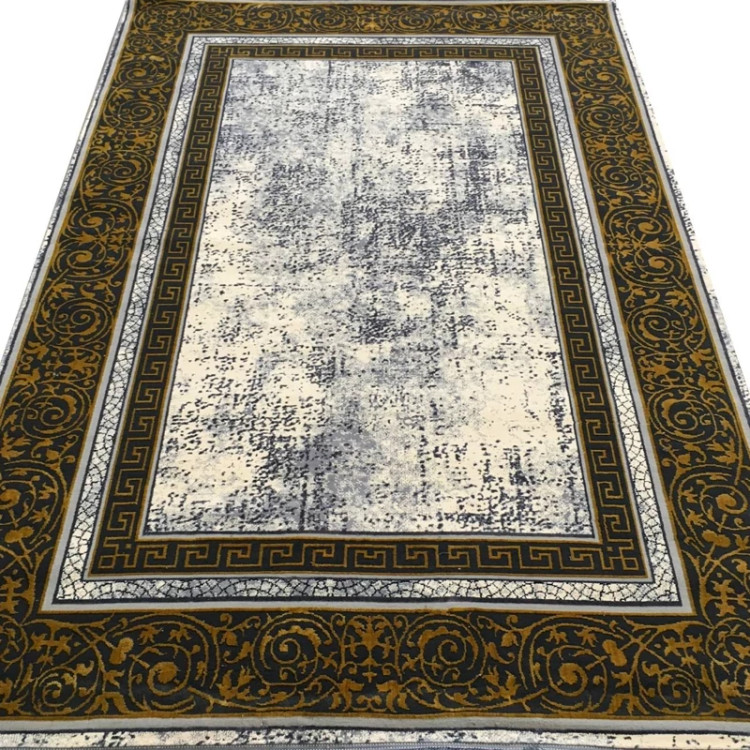 گلیم فرش ماشینی مدرن فیلامنت گل برجسته کد 704 (پس کرایه)