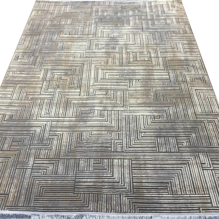 گلیم فرش ماشینی مدرن فیلامنت گل برجسته 650 (پس کرایه)