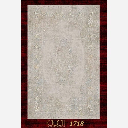 گلیم فرش مدرن کلکسیون تاچ کد 1718 بژ
