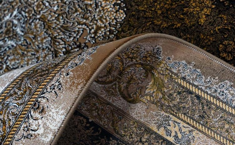 فرش ماشینی ۱۲۰۰ شانه اکریلیک طرح طناز مدل نسکافهای 2